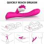 Waterproof G Vibrator Dildo for Women with 9 Strong Vibration Modes for Effortless Insertion, Silicone G Spot Vibrator Clitorial Vibrator for Exciting Stimulation- Ideal Sex Toy for Female