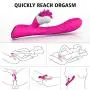 Waterproof G Vibrator Dildo for Women with 9 Strong Vibration Modes for Effortless Insertion, Silicone G Spot Vibrator Clitorial Vibrator for Exciting Stimulation- Ideal Sex Toy for Female