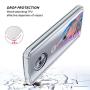 Moto X4 Case, Soft TPU Slim-Fit Flexible Ultra-Thin Clear Case, Full-Body Rugged Bumper Print Arowana Case for Moto X4, Transparent