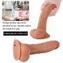 JHKJDF Pleasure Stick for Women 7.48 Inch Soft Dual Silicone Layer Relax Massager Toys with Suction Cup Made of Health Material Box Package Pleasing Toys for Men Women