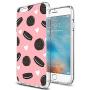 iPhone 6s 6 Case,Flexible Soft TPU Cover Shell,Slim Silicone Black Rubber Non-Slip Durable Design Protective Phone Case for iPhone 6s 6 -Biscuits