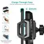 CHOETECH Wireless Car Charger, 10W/7.5W Qi Wireless Fast Charger Car Mount USB-C Phone Holder Compatible with iPhone 11/11 Pro/11 Pro Max/XS/XS Max/XR/X/8, Samsung Note 10/S10/S9(QC3.0 Car Charger)