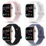 NUKELOLO Sport Band Compatible with Apple Watch 38MM 40MM 42MM 44MM,Soft Silicone Replacement Strap Compatible for Apple Watch Series 5/4/3/2/1