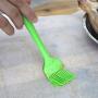 WARMBUY Set of 4 Silicone Pastry Basting Grill Barbecue Brush, Solid Core and Hygienic Solid Coating, Red, Blue, Orange, Green, 8-3/4 Inch Long