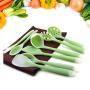 Silicone Kitchenware Nonstick Kitchenware Cooking Shovel Spoon Butter Scrape Baking Tools(8 Packs)