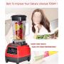 220V/110V 3Hp 2L Commercial Grade Home Professional Smoothies Power Blender Food Mixer Juicer Food Fruit Processor,Red Extra Dirver,Eu Plug