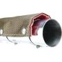 Design Engineering 010450 Titanium Pipe Shield - Exhaust Heat Shield, 6" x 1