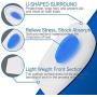 Silicone Gel Heel Cups for Heel Pain - Heel Protectors Shoe Inserts Women for Plantar Fasciitis, Sore Heel Pain, Bone Spur and Achilles Pain - Heel Pads and Heel Cushions Support 3 Pairs (Small)