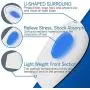 Silicone Gel Heel Cups for Heel Pain - Heel Protectors Shoe Inserts Women for Plantar Fasciitis, Sore Heel Pain, Bone Spur and Achilles Pain - Heel Pads and Heel Cushions Support 3 Pairs (Small)
