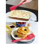 KingLiang 5 Pcs Cream Spatula Blade Batter Mixer Silicone Cooking Baking Kitchenware Set (Red)