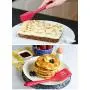 KingLiang 5 Pcs Cream Spatula Blade Batter Mixer Silicone Cooking Baking Kitchenware Set (Red)