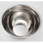 Stainless Steel Mixing Bowl with Ergonomic Non-Slip Silicone Base Professional Kitchenware (20cm)