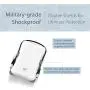 Silicon Power 1TB Type C External Hard Drive USB 3.0 Rugged Armor A30 Military-Grade Shockproof, Dual Cables Included (Type C to Type A & Type A to Type A), White