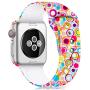 Humenn Compatible with Apple Watch Band 38mm 40mm 42mm 44mm,Soft Silicone Fadeless Pattern Printed Replacement Bands for iWatch Series 1,2,3,4
