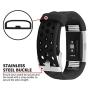 iGK Silicone Replacement Bands Compatible for Fitbit Charge 2, Adjustable Breathable Sport Strap Smartwatch Fitness Wristband with Air Holes