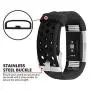 iGK Silicone Replacement Bands Compatible for Fitbit Charge 2, Adjustable Breathable Sport Strap Smartwatch Fitness Wristband with Air Holes