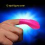 Povkeever Mini Silicone Personal Finger Massager,Handheld Put-On Finger Massage Toys (5pcs)