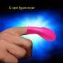 Povkeever Mini Silicone Personal Finger Massager,Handheld Put-On Finger Massage Toys (5pcs)