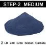 Sackorange 6 Pounds 4 Bottles Rock Tumbler Refill Grit Media Kit | 4-Steps for Tumbling Stones. (4 Grit Assortment)