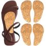 Beautulip Gel Arch Support Cushions for Low Arch Men & Women Sandals Insoles for Flat Feet - Reusable Arch Insert for Flip Flops Relieve Pressure and Feet Pain (2 Pairs)