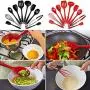 Cooking Tool Sets - 10pcs Set Non Stick Ware Silicone Heat Resistant Cooking Utensils Baking Sets Red Black - Cooking Tool Sets Cooking Tool Sets Kitchen Ware Cook Kitchenware Silicon Utensil