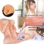 Lopoob 23-3D Lifelike Silicone P??kêt P???ey Adult Toys for Men Hands Free Pleasure (Flesh)