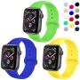 TIMTU Sport Band Compatible with Apple Watch Band 40mm 38mm 42mm 44mm, Soft Silicone Strap Replacement for Apple Watch Series 5 4 3 2 1 for Women/Men