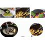 Silicone Kitchenware 10 Piece Nonstick Cookware Set Kitchen Tools Baking Utensils,Black