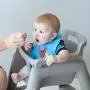 Kids N Such Baby Bibs for Boys 3 Pack - 100% Food Grade Silicon - Waterproof with Food Catcher - Easy Clean - Anti Bacterial, Anti Microbial, Dishwasher Safe - Cute Designs for Your Baby Boy