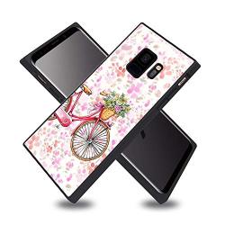 Samsung Galaxy S9 Case,Flexible Soft TPU Cover Shell,Slim Silicone Black Rubber Non-Slip Durable Design Protective Phone Case for Samsung Galaxy S9 -Bicycle