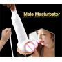 Super Silicone Vagina Masturbator for Male Long Slide Elastic Penis Sleeve Soft Skin Feel Pussy Penis Massager for Men Sex Toy