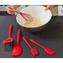 Silicone kitchenware, 5 Piece Silicone Cooking Utensils Set, Spatula Set Silicone Kitchen Utensils, Nonstick and Heat Resistant Cookware Set