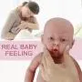 Vollence 16 inch Realistic Lifelike Baby Doll That Look Real,Not Vinyl Material Dolls,Real Full Silicone Reborn Baby Dolls,Soft Handmade Newborn Silicone Baby Doll -Boy