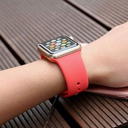 IYOU Sport Band Compatible with Watch Band 38MM 42MM 40MM 44MM, Soft Silicone Replacement Sport Strap Compatible with 2019 Watch Series 5 2018 Watch Series 4/3/2/1