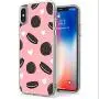iPhone Xs iPhone X Case,Flexible Soft TPU Cover Shell,Slim Silicone Black Rubber Non-Slip Durable Design Protective Phone Case for iPhone Xs iPhone X -Biscuits