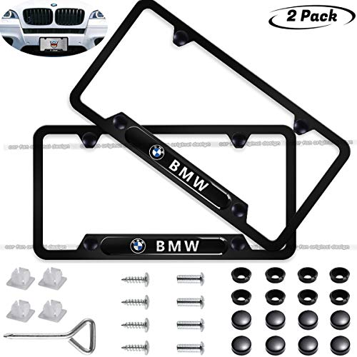 2-Pieces High-Grade License Plate Frame for BMW,Applicable to US Standard car License Frame
