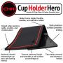 Custom Fit Cup, Door, Center Console Liner Accessories for Honda Odyssey 2018 2019 2020 40PC Kit (Red Trim)