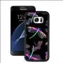Samsung Galaxy S7 Case with Beautiful Dragonfly Pattern Whimsical Design Bumper Black Soft TPU and PC Protection Anti-Slippery &Fingerprint Case for Samsung Galaxy S7