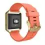 Simpeak for Fitbit Blaze Bands with Frame, Silicone Replacement Band Strap with Frame Case for Fit bit Blaze Smart Fitness Watch, Small/Large