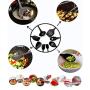 WSZZF311 Cooking Appliance Set Kitchenware Silicone Heat Resistant Kitchen Cooking Utensils Non-Stick Baking Tool Cooking Tool Sets (Red,Black,Green) 3Color 10 Pcs,Green