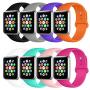 BOTOMALL Compatible with Iwatch Band 38mm 40mm 42mm 44mm Classic Silicone Sport Replacement Strap Bracelet for Iwatch All Models Series 4 Series 3 Series 2 Series 1 (a-8Pack,40/38mm S/M)