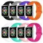 BOTOMALL Compatible with Iwatch Band 38mm 40mm 42mm 44mm Classic Silicone Sport Replacement Strap Bracelet for Iwatch All Models Series 4 Series 3 Series 2 Series 1 (a-8Pack,40/38mm S/M)