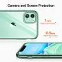 TORRAS Crystal Clear iPhone 11 Case, [Anti-Yellow] Soft Silicone TPU Thin Cover Slim Phone Case for iPhone 11 6.1 inch 2019, Green