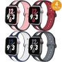 OriBear Compatible with Apple Watch Band 40mm 44mm 38mm 42mm, Breathable Soft Silicone Replacement Sport Bands for iWatch Series 5/4/3/2/1 for Women Men Girl Boy
