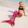 Fin Fun Mermaid Tails for Swimming with Monofin - Kids and Adult Sizes - Limited Edition