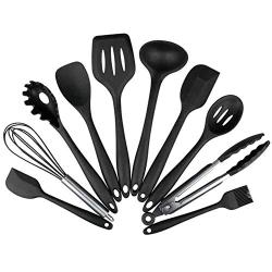 Holarose 10PCS/SETDurable Silicone Non-Stick Kitchenware Heat Resistant Kitchen Cooking Utensils Baking Tool Cooking Tool Sets