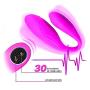 SexyToken Rechargeable 30 Speed Silicone Double-end Wireless Remote Control Vibe Adult Sex Toy Female Masturbation Vaginal and Couple Vibrator