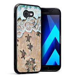 Samsung Galaxy J7 2017 Case, Baby Turtle Shock-Absorption TPU Rubber Bumper Samsung Galaxy J7 2017 Case, Ultra Thin Slim Protective Cover for Samsung Galaxy J7 2017-Black