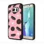 Samsung Galaxy S7 Case,Flexible Soft TPU Cover Shell,Slim Silicone Black Rubber Non-Slip Durable Design Protective Phone Case for Samsung Galaxy S7 -Biscuits