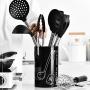 Stainless Steel Kitchenware, 8 Piece Set Of Silicone Cookware, High Temperature Resistant Nonstick, Pasta Spoon, Egg Beater, Spoon, Fishing Fence, Food Pliers, Shovel, Scraper, Spoon Filter